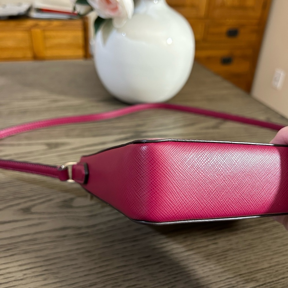 Kate Spade Raspberry Leather Crossbody Bag - Picture 6 of 8
